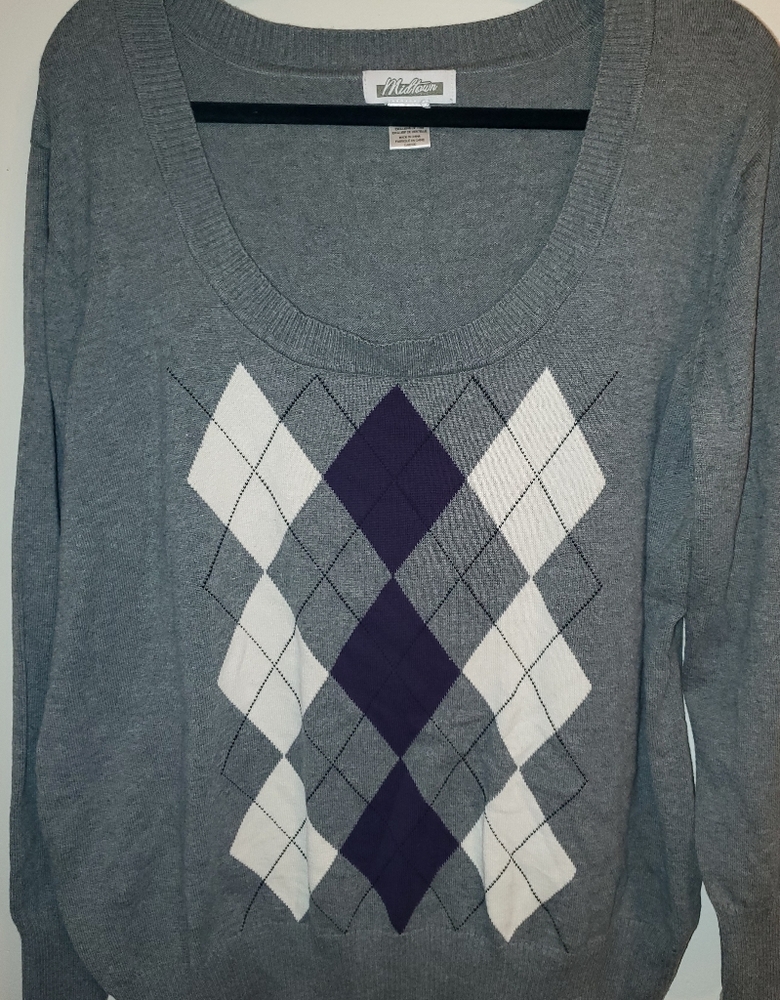 Argyle sweater
